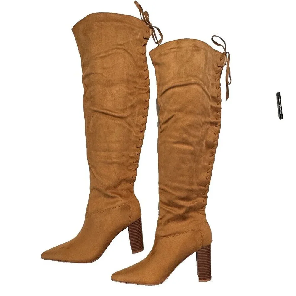 Unknown brown suede